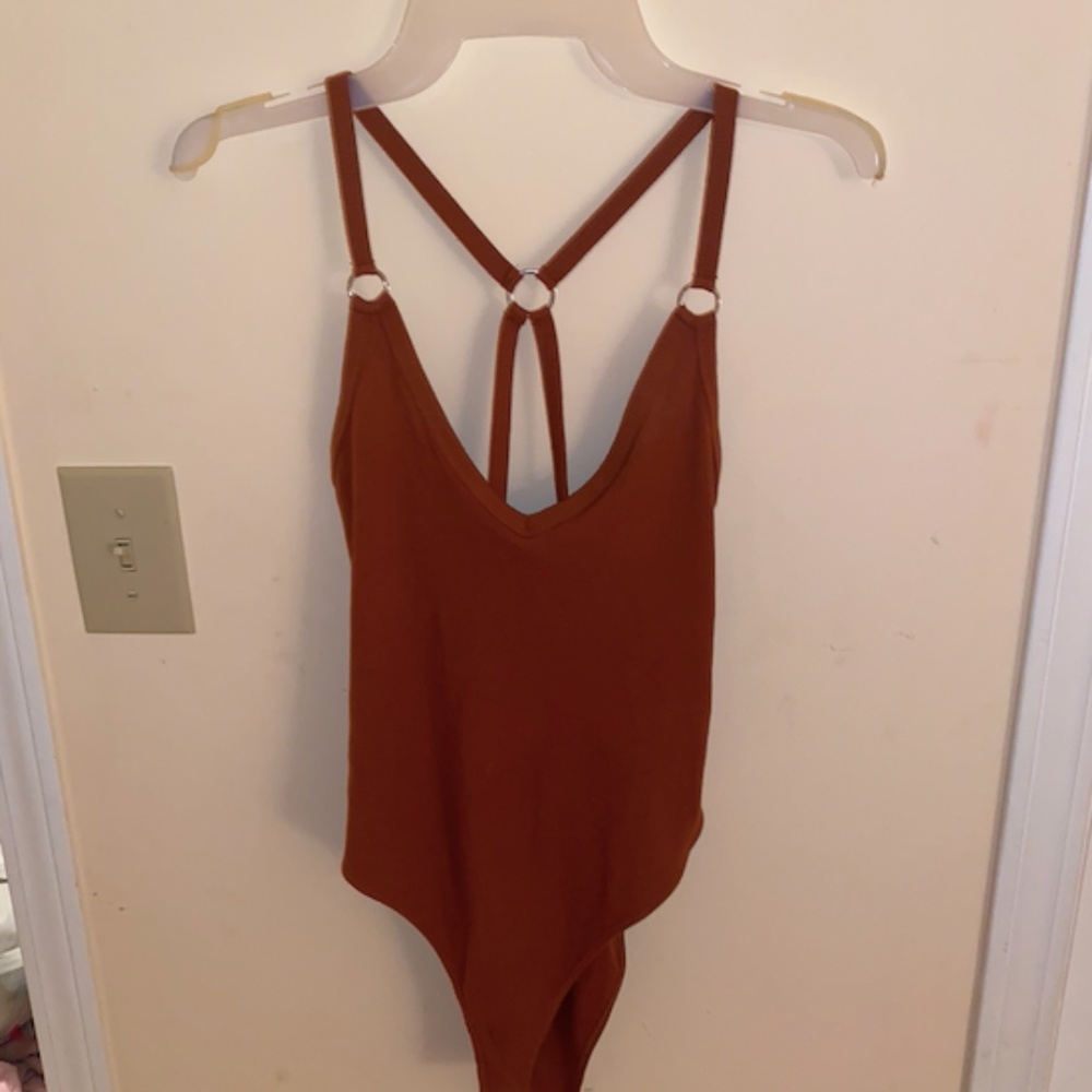 Orange Tank Body Suit